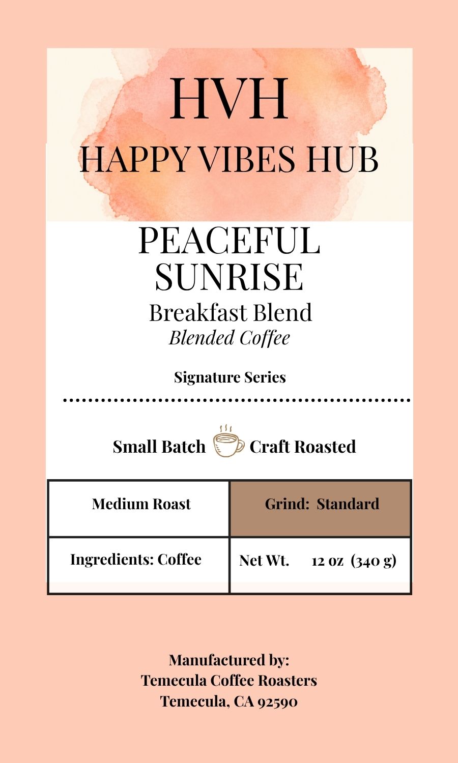 Peaceful Sunrise - Breakfast Blend