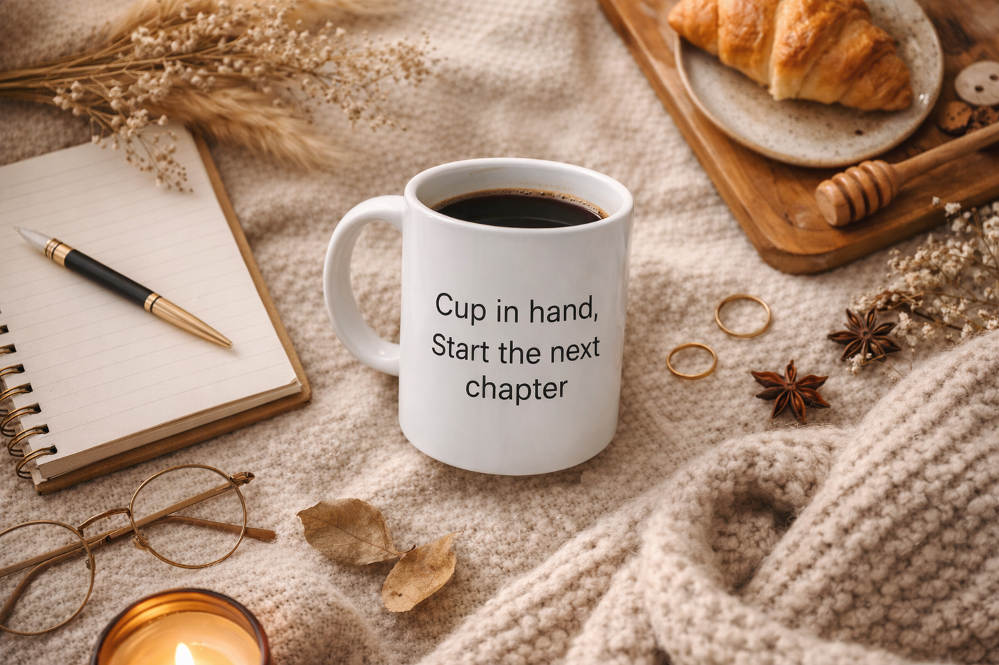Cup In hand - Start The Next Chapter Mug