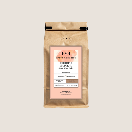 Ethiopia  coffee bag by Happy Vibes Hub