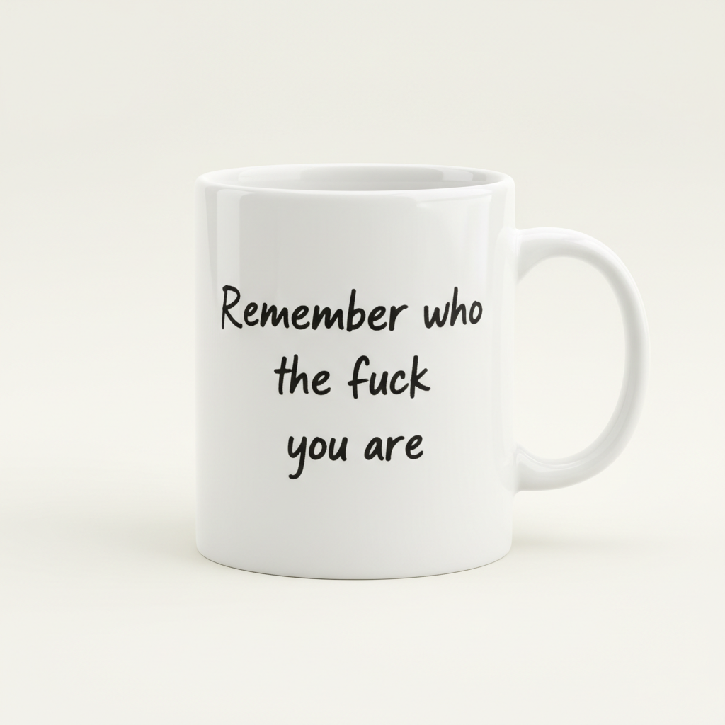 Remember Who The Fuck You Are Mug