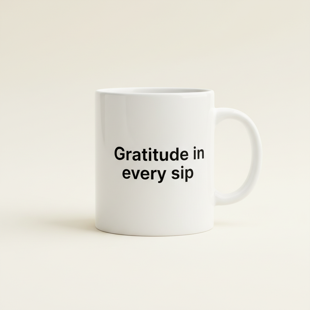 Gratitude In Every Sip Mug