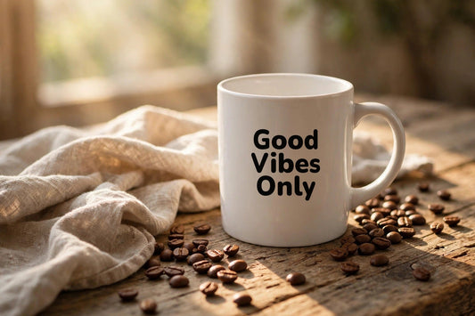 Good Vibes Only Mug - lifestyle